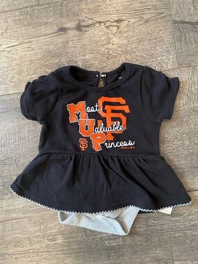 San Francisco Giants Black 'Most Valuable Princess' Girls' Tee Dress